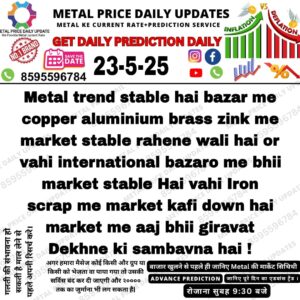 आज की धातु बाजार भविष्यवाणी – सोना, चांदी और अन्य धातुओं की संभावित कीमतें