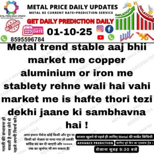 Today Metal Prediction – Iron Scrap & Metal Market Update