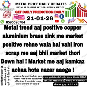 Today metal market prediction with technical analysis and trend direction