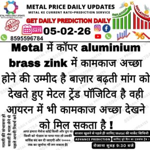 Today metal market prediction showing price trend analysis and support resistance levels