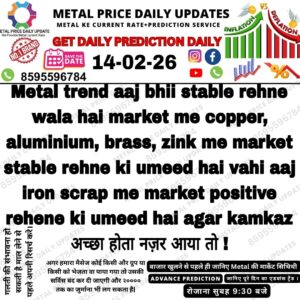 Today metal prediction showing gold and silver price trend analysis and market forecast update